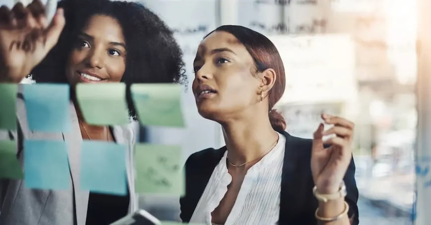 Two Executive Assistants Building an Effective Meeting Agenda