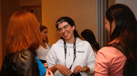 Group of admin professionals at an event