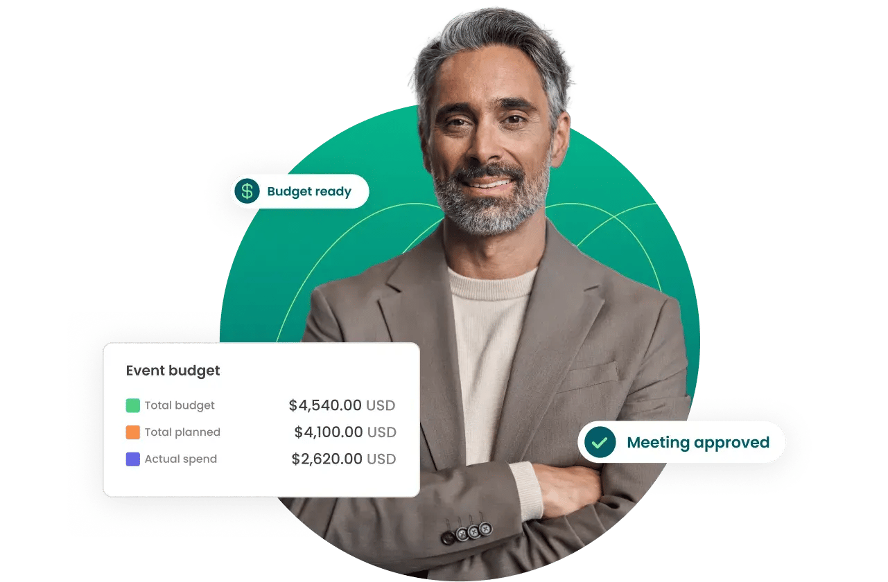 Travel Manager in control of the meeting budget