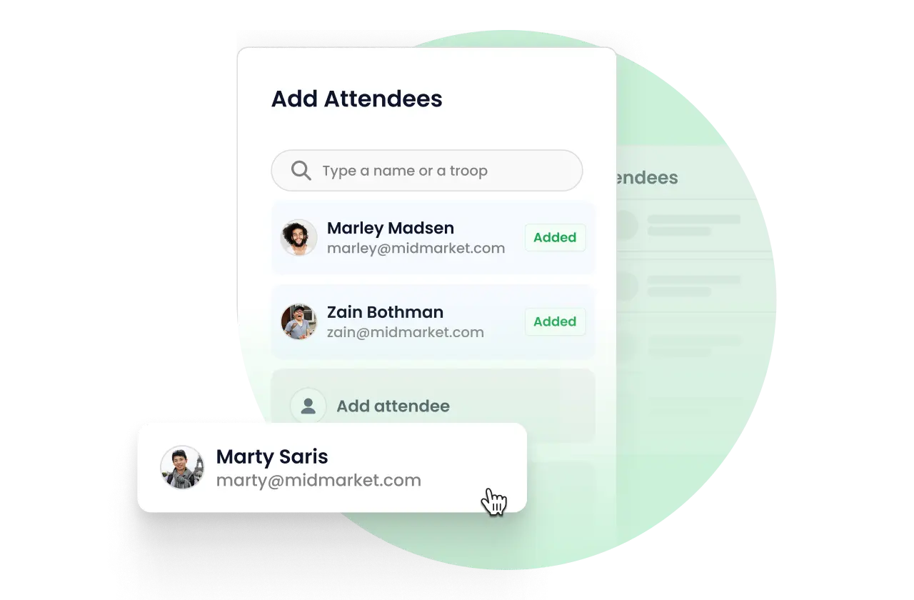 Attendee coordination GUI Portal (2)